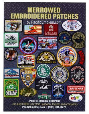 Merrowed Embroidered Patches