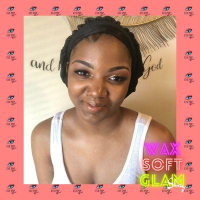 Soft GLAM Makeup, Brow POP Wax and Tint