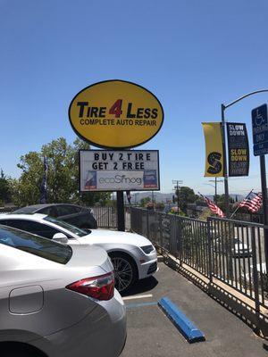 It's inside Tire4less