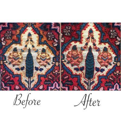 Rug Restoration Before & After