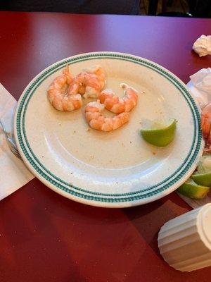 Shrimp with lime.... awesome