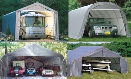 RV portable garage shelter