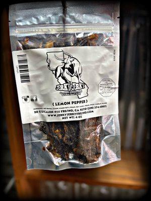 Best jerky you or I have ever had. Recipe down pat. Lemon Peppa for the win!