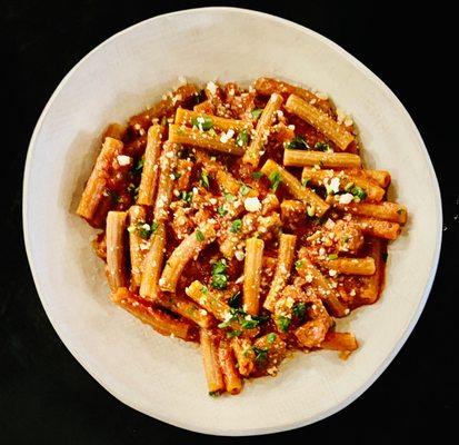 special - rigatoni with sausage