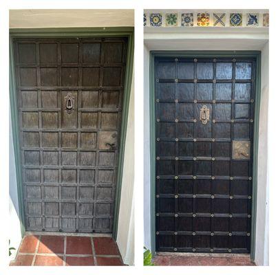 100 year old door revival.