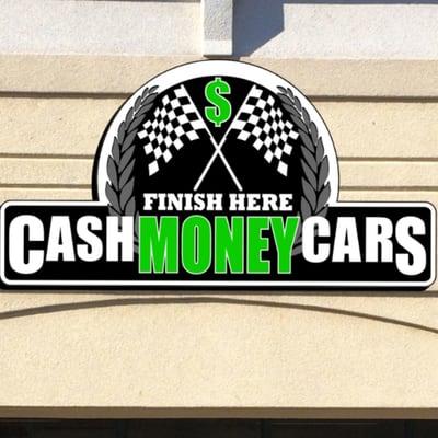 Cash Money Cars "New Sign". Look for it on a Cash Money Cars store near you.