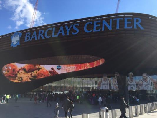 No parking around the Barclays Center today! This place is PACKED.