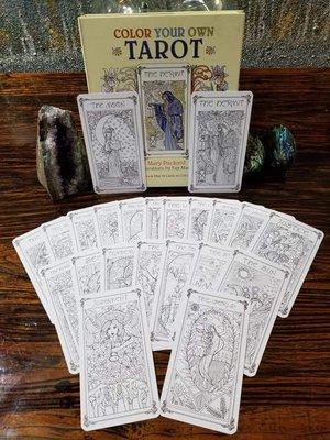 Color your own Tarot deck