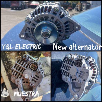 New alternator for equipment Mitsubishi