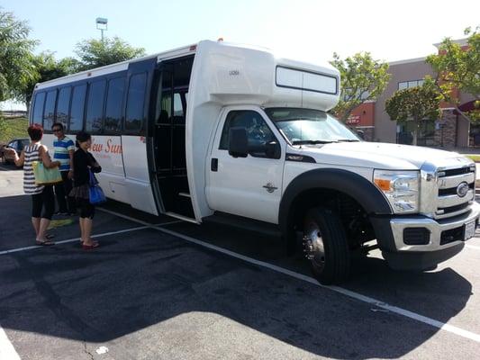 Perfect size bus for a Vegas trip.