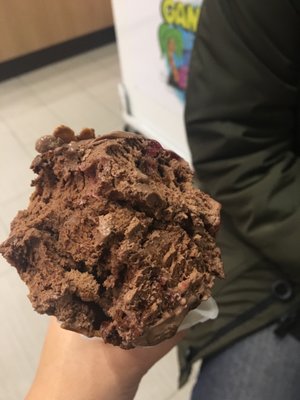 Chocolate raspberry truffle