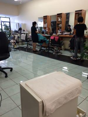 Clean Salon! Efficient Service