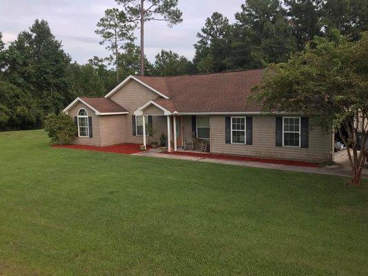 New mulch is a simple, cost effective way to give your home that "Curb Appeal" it deserves.