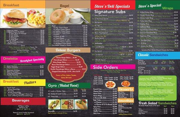 Menu Side 2/2