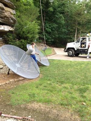 Fanning's Tree Service Bucket Truck