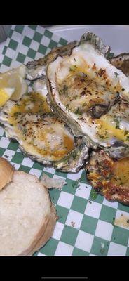 Chargrilled oysters