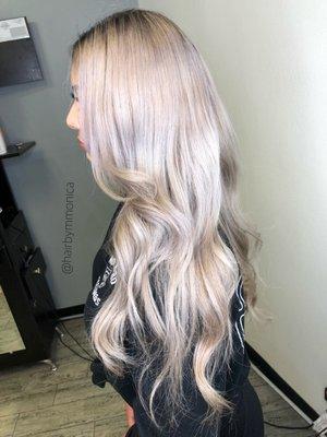 Icy Blonde Hair By Monica