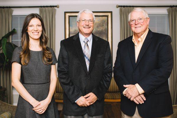 L-R Yulia Paterson DDS, James Gainer DDS &  James Overton DDS