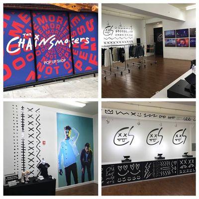 Pop-Up shop for Live Nation merch & The Chainsmokers