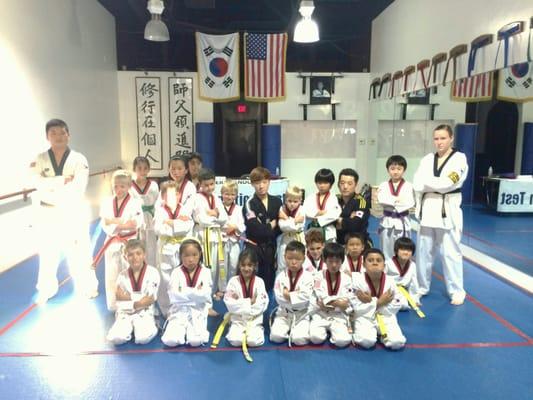 Color Belt Promotion Testing March 2015