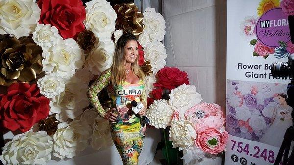 Rufina Sky updated her cover photo. 18 mins ·  My Floral Wedding at FLL Fashion Week.  Amazing event, great atmosphere and beautiful flowers