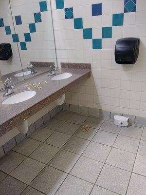 Bathroom was like this before and after the movie.