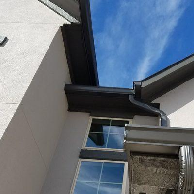 6" K Style Bronze Aluminum Gutter