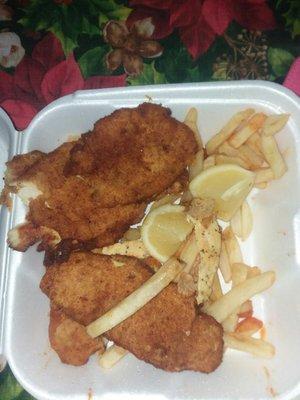 This is the 3rd time they give me  fries  not cook good and the chicken is greasy and hard ...   just wast off money !!