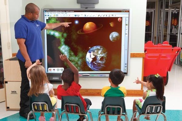 We have implemented Smartboard technology to create a positive learning environment.