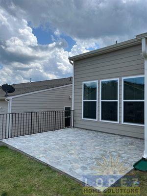 Back yard patio