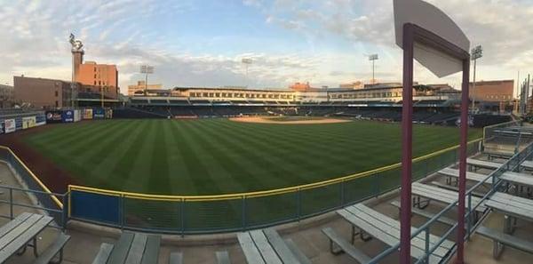 Love this Shot I took of Our Mud Hens Ball Field..