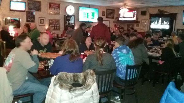 The dining room at The Dugout.