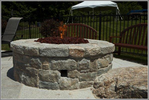 Stone fire pit