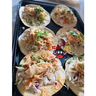 Spicy Krab tacos