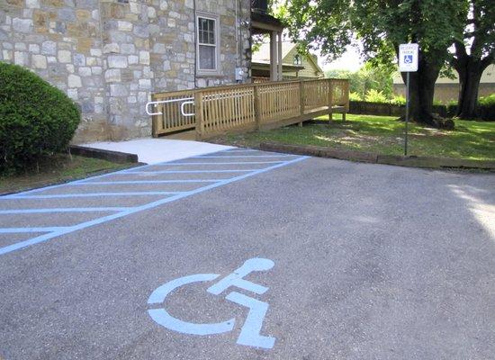 Handicap Accessible Parking at 498 E. Bellevue Ave. — 2019