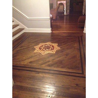 Foyer Medallion: Walkable Art Flooring