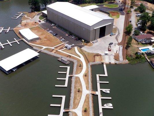 Sinclair Marina from the Air