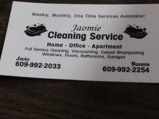 Jaomie cleaning Services