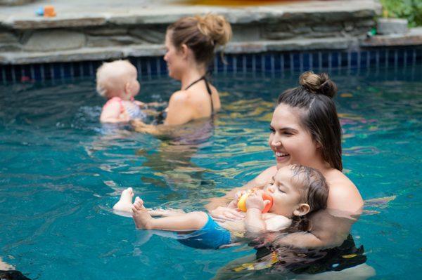 Parent-Child classes is a great way to bond with your baby and teach them important water safety skills!