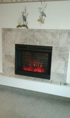 New fireplace install