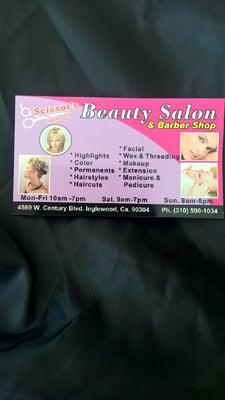 Scissor's Haircut Beauty Salon