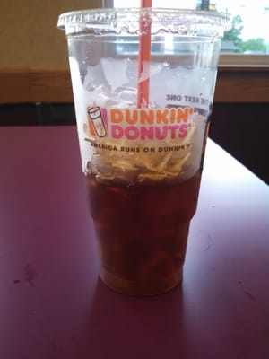 My giant iced coffee. It was good.