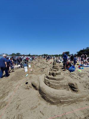 Sand castles/sculptures (2024 event)