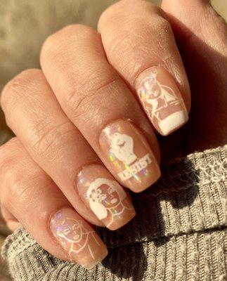 Women's History Month nail design!