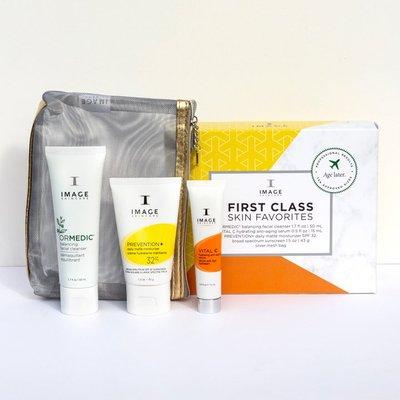 Don't leave home without the First Class travel kit from Image.