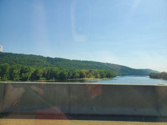 Passing over the Susquehanna River while cruising on East 80 @ 3pm.    6/1/2023