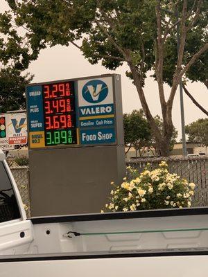 False advertising of gas prices!