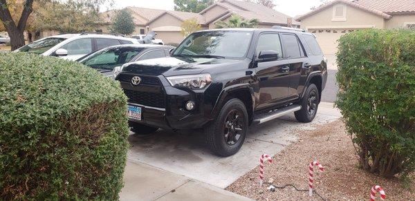 2019 black Toyota 4Runner like new thanks to Wash My Car