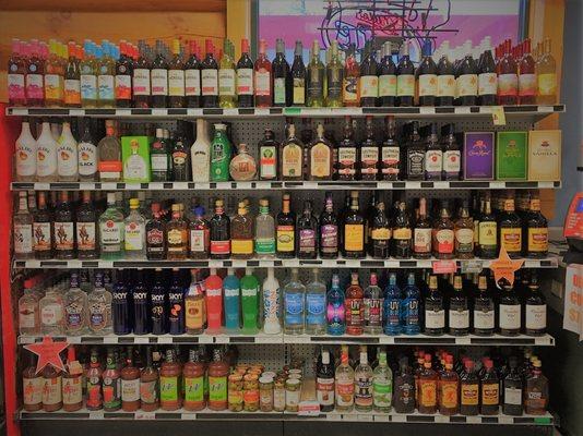 We have a variety of alcoholic drinks