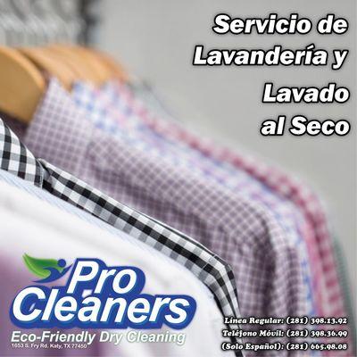 Confía en #ProCleaners el mejor #ServicioDeLavanderia de #Katy  #Texas Déjanos tus comentarios  https://www.facebook.com/procleanerskaty/